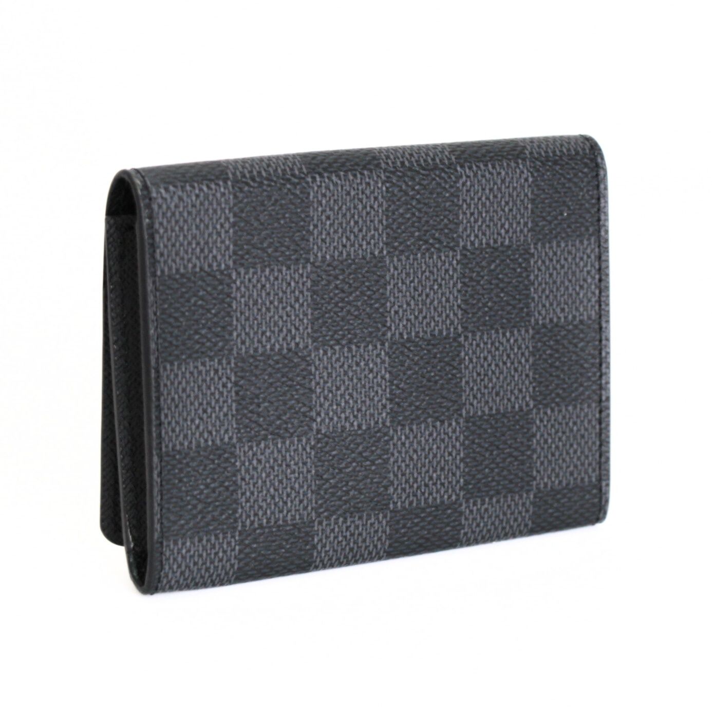 ルイヴィトン Louis Vuitton カードケース アンヴェロップ カルト ドゥ ヴィジット ダミエ グラフィット 黒 N63338 RFID 71977