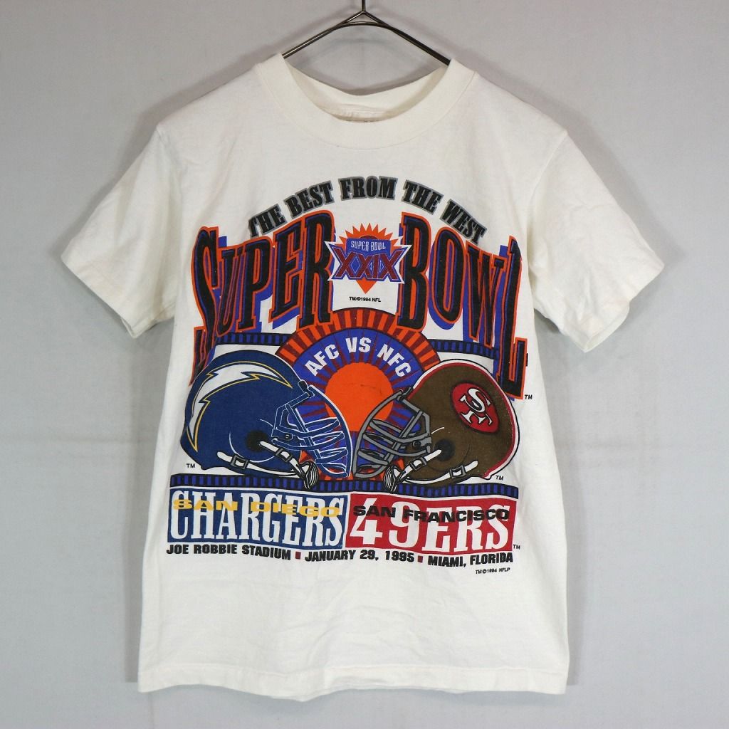 USA製 90s NFL 49ERS SUPER BOWL半袖Tシャツ 黒 XL（90's