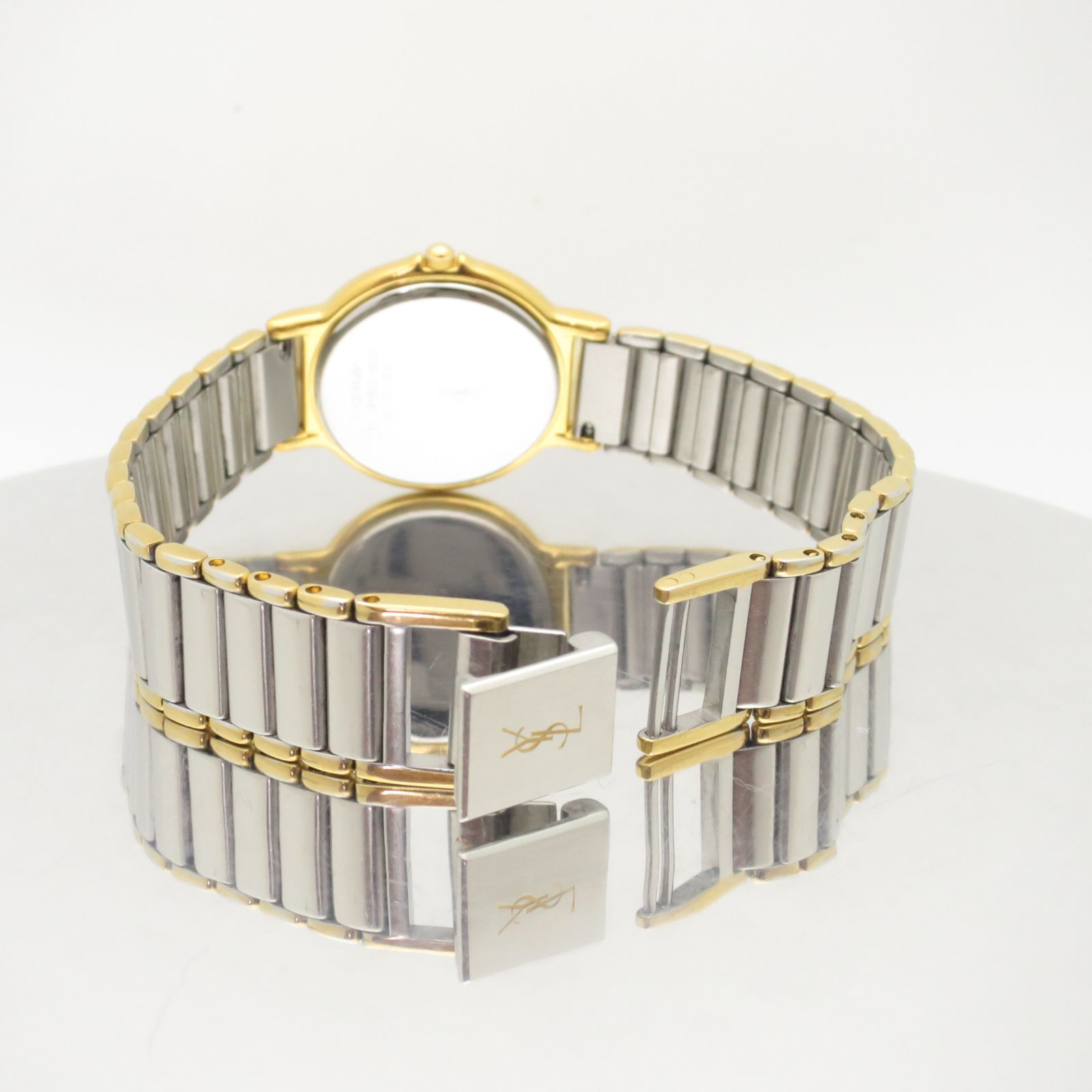 【新品電池/稼働】イヴサンローラン コンビ ゴールドウォッチ ローマン 時計 楽天市場】イヴサンローラン（腕時計）の通販