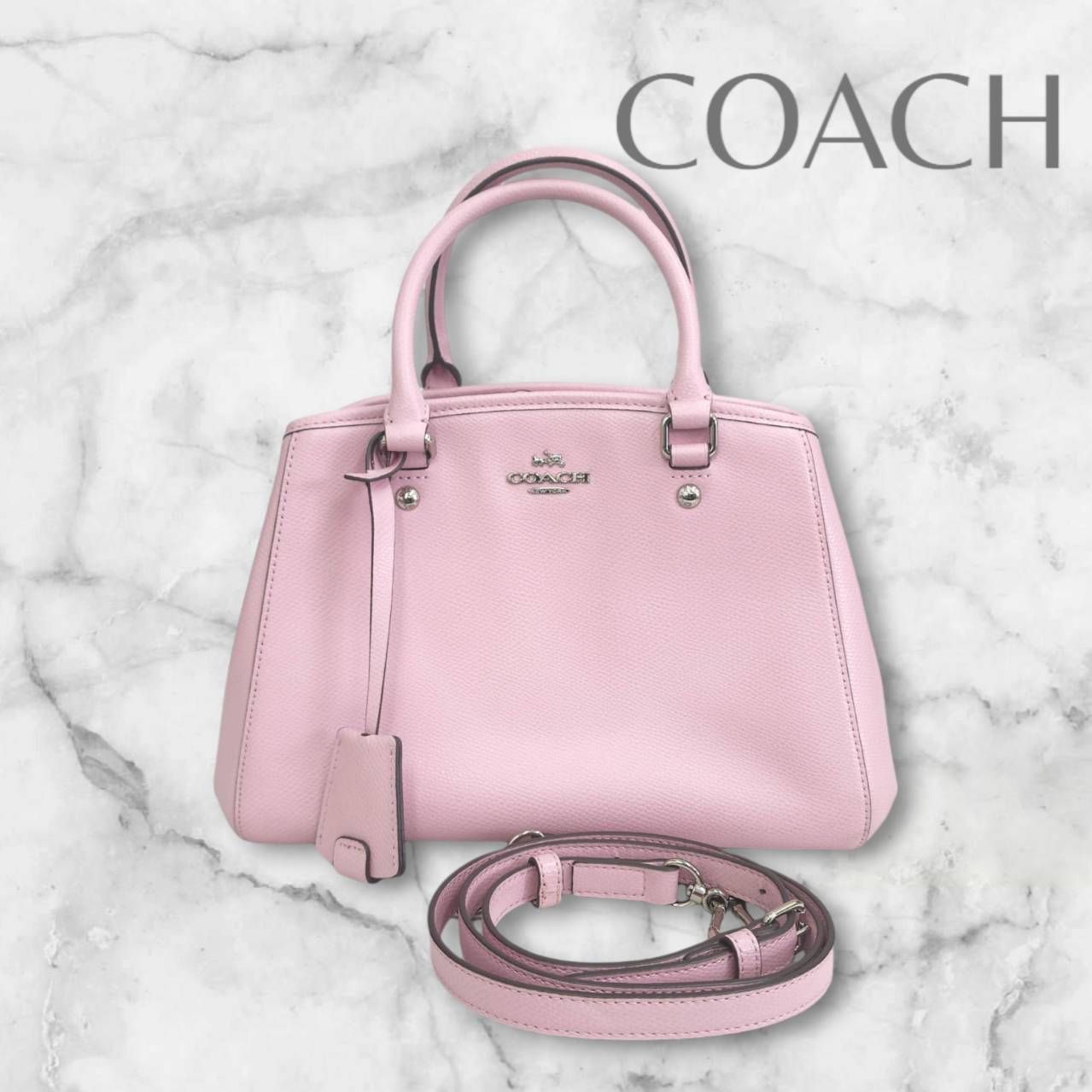 COACH コーチ 2way ハンドバッグ ショルダーバッグ ピンク F34835