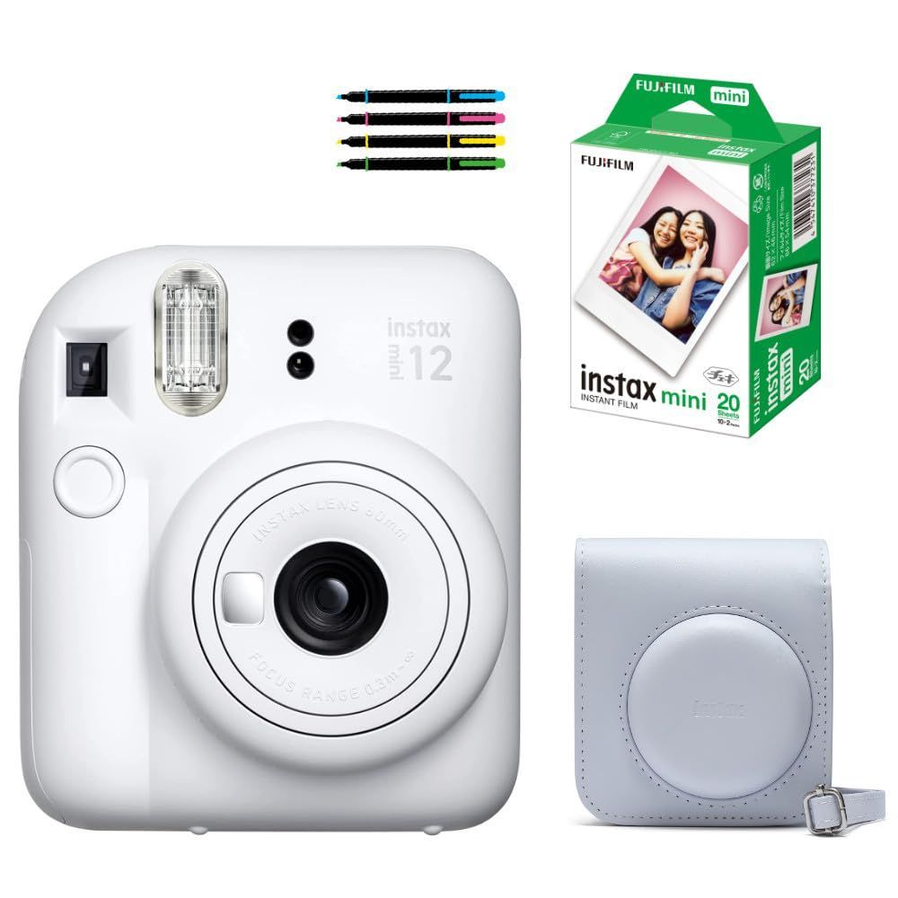 4点セット) 12 mini instax チェキ インスタントカメラ 富士フイルム