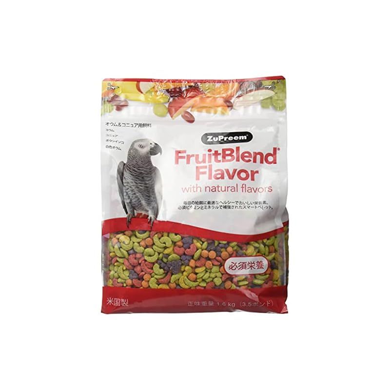 ズプリーム (ZuPreem) フルーツブレンド ML パロット・コニュア 1.6