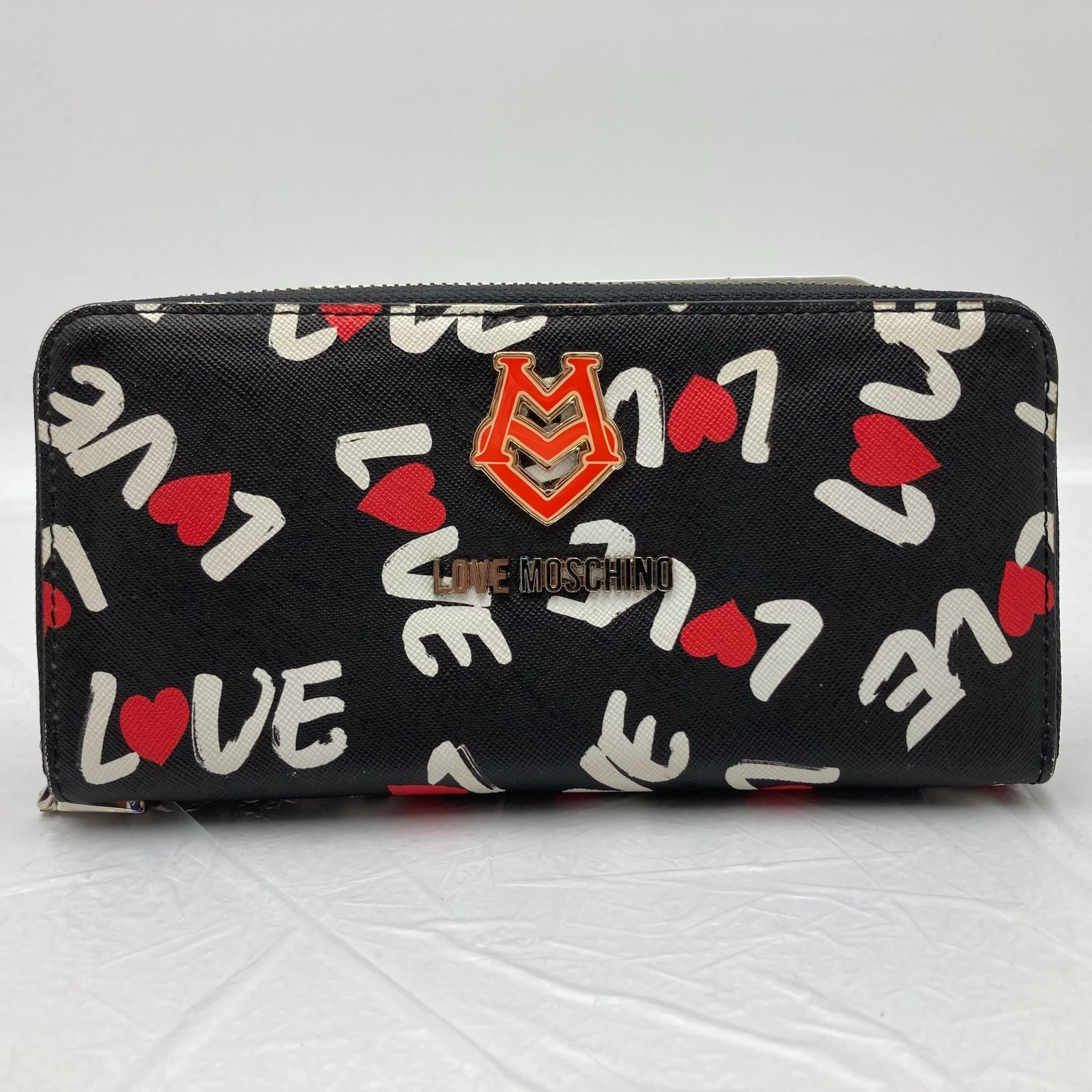 01m288 LOVE MOSCHINO ラブモスキーノ 長財布 中古品 - ぐるぐる大帝国