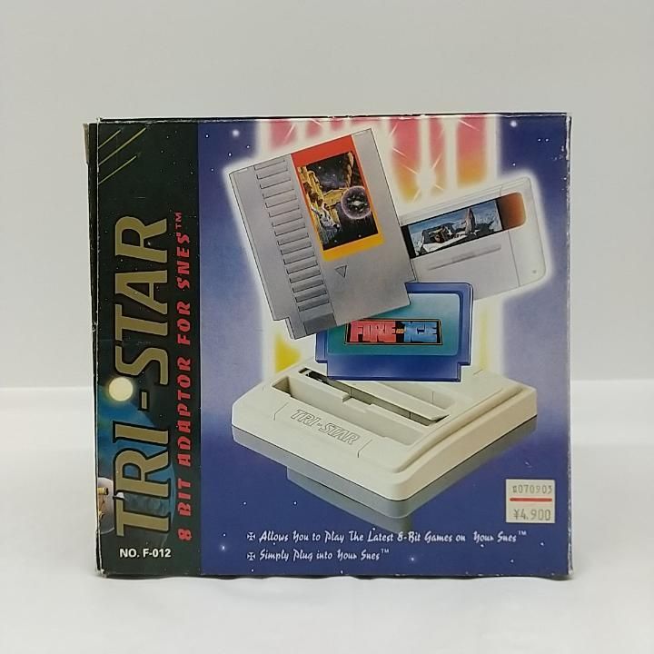 東店24-1614-2507 店舗併売 1 11 トライスター F-012 ADAPTER スーパーファミコン 完品 一部動作 済み