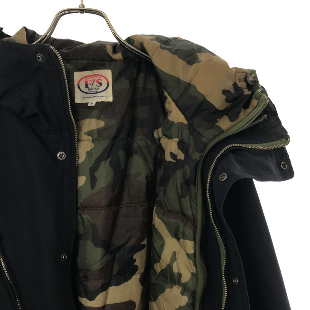 【美品】FREAK'S STORE 迷彩柄マウンテンパーカー フリークスストア 迷彩 ライナー付き 3WAY マウンテンパーカー M