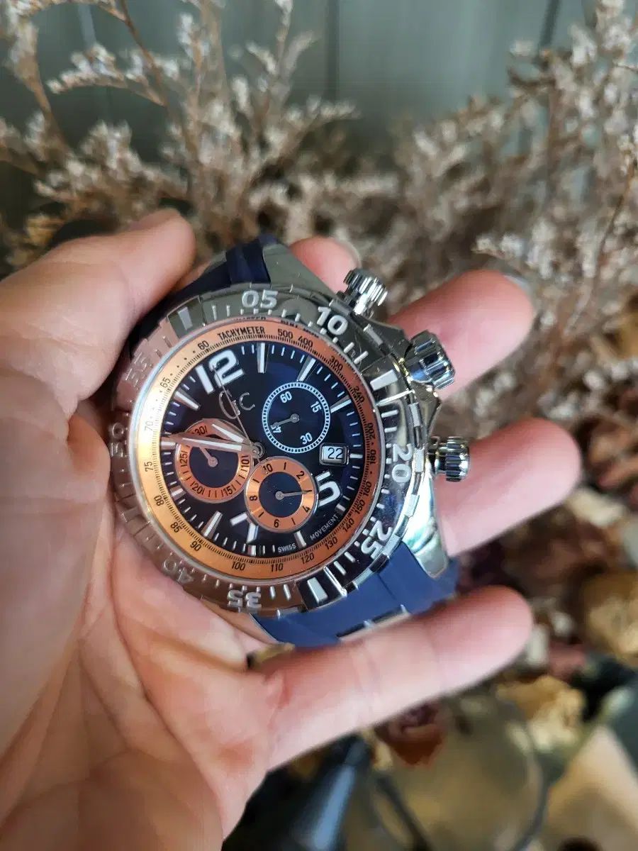 GC 男性 時計 ブルー シリコーン ストラップ WWW_NOITHATQUANGTHANH_NET