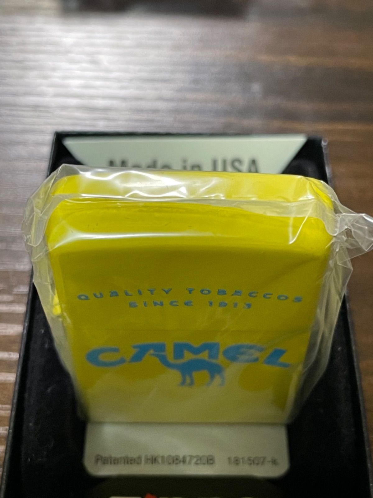 zippo CAMEL QUALITY TOBACCOS 限定品 キャメル イエロー 2020年製