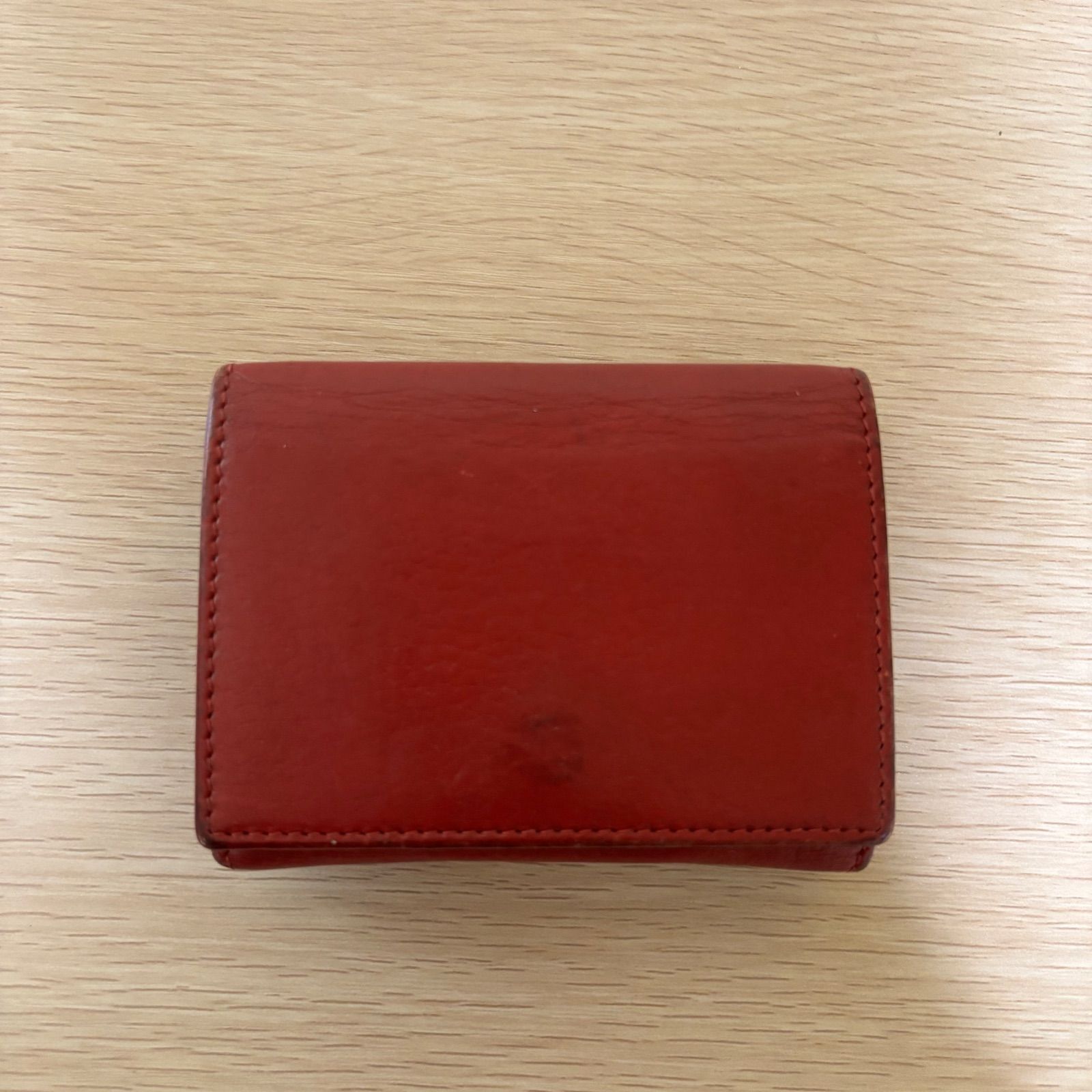 ☆GUCCI グッチ GG 3つ折財布 財布 レザー レッド 赤 171746 534563