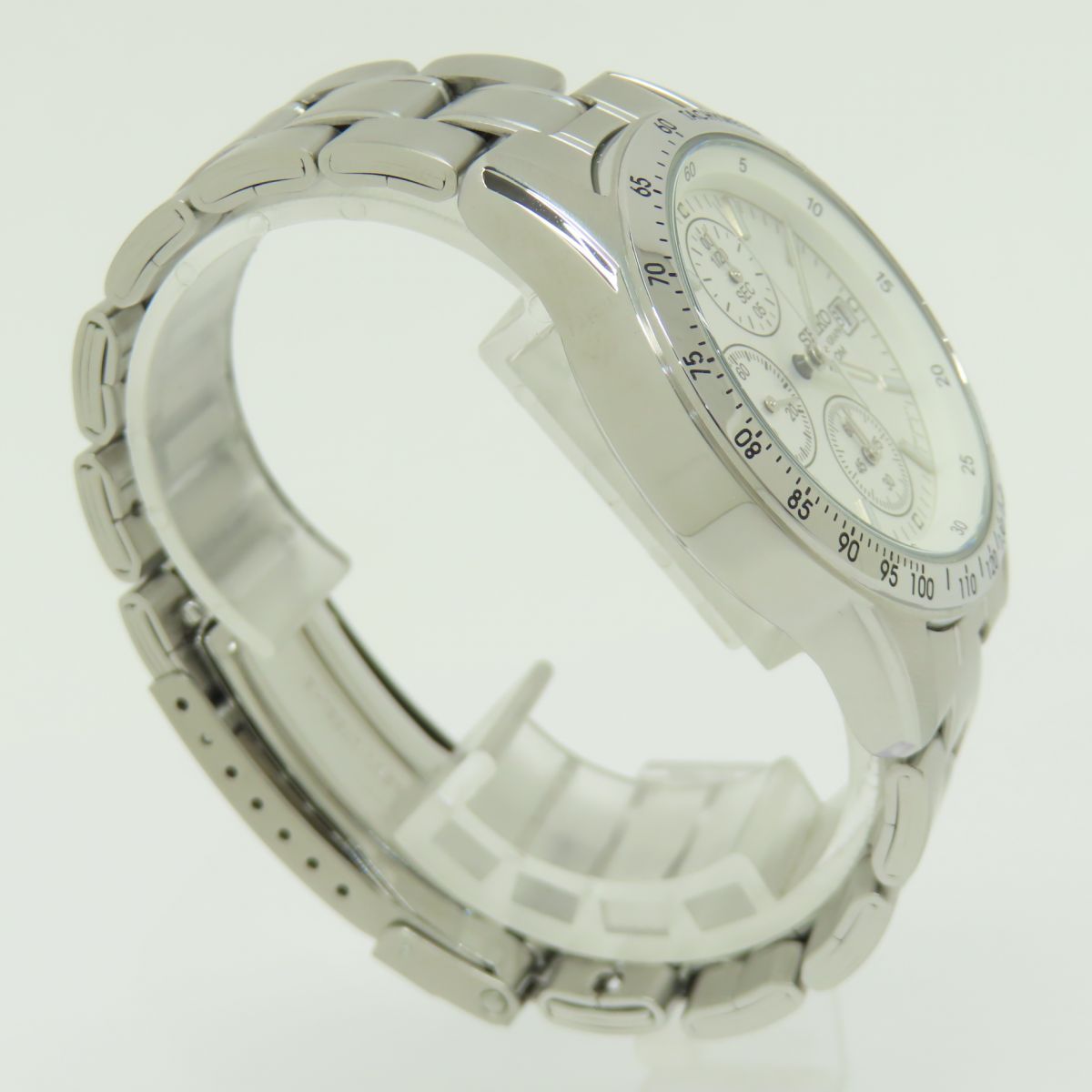 SEIKO セイコー 腕時計 7T92-0DW0 クオーツ SEIKO 7T92-0DW0 Chronograph Quartz Black Dial 37.9mm