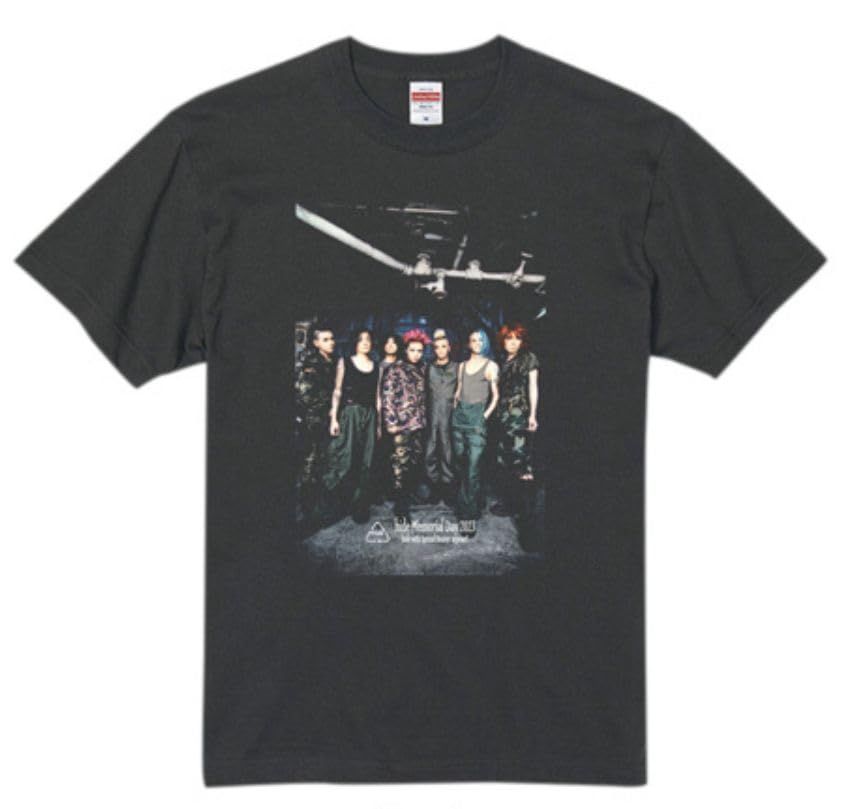 hide（ヒデ）X JAPAN hide Memorial Day 2023 hide with Spread Beaver appear!! フォト Tシャツ (L) [L]