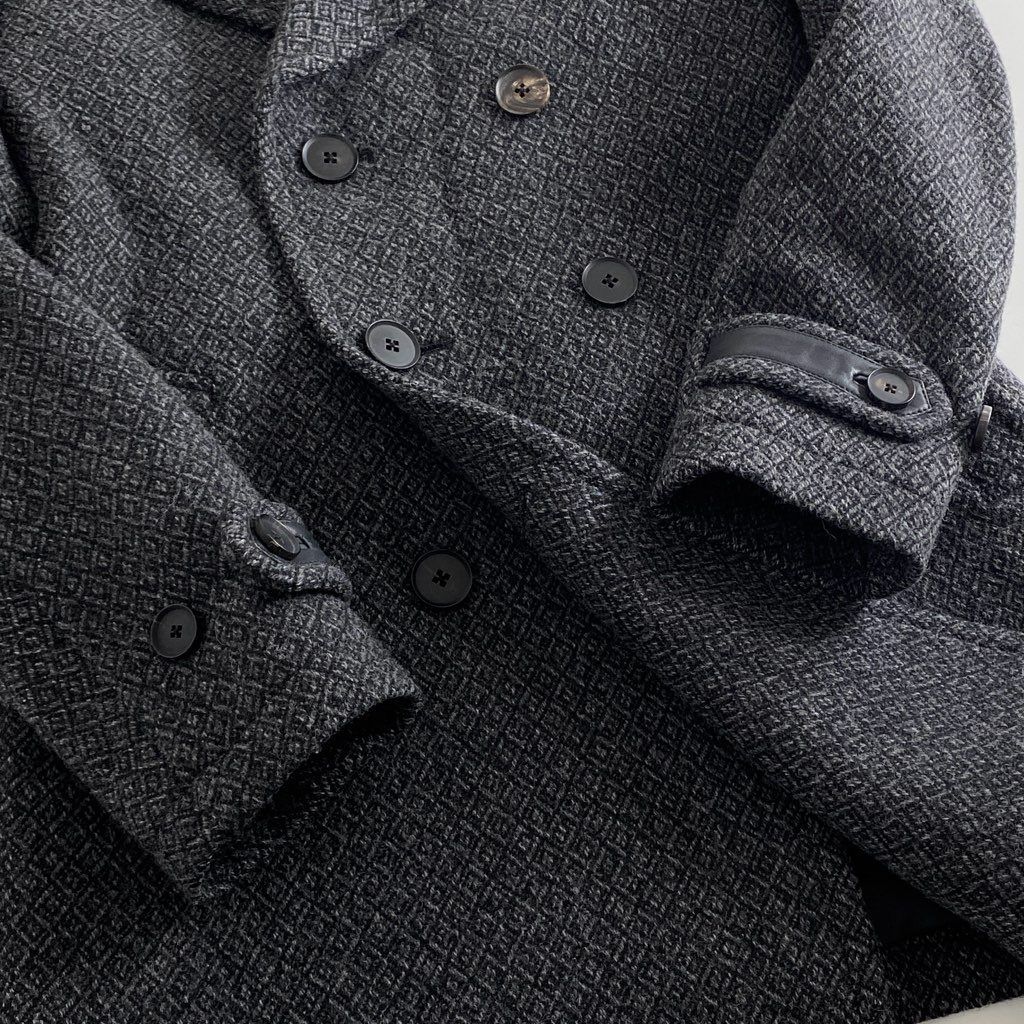 【1日以内発送！】【美品】JOSEPH HOMME ウールコート　メンズ　48 83h27 JOSEPH HOMME ジョセフオム ウールコート Pコート サイズ