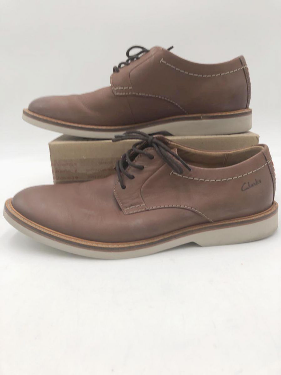 美品 Clarks クラークス アティカスレース ドレス シューズ size26.0/茶 ■■◎メンズ