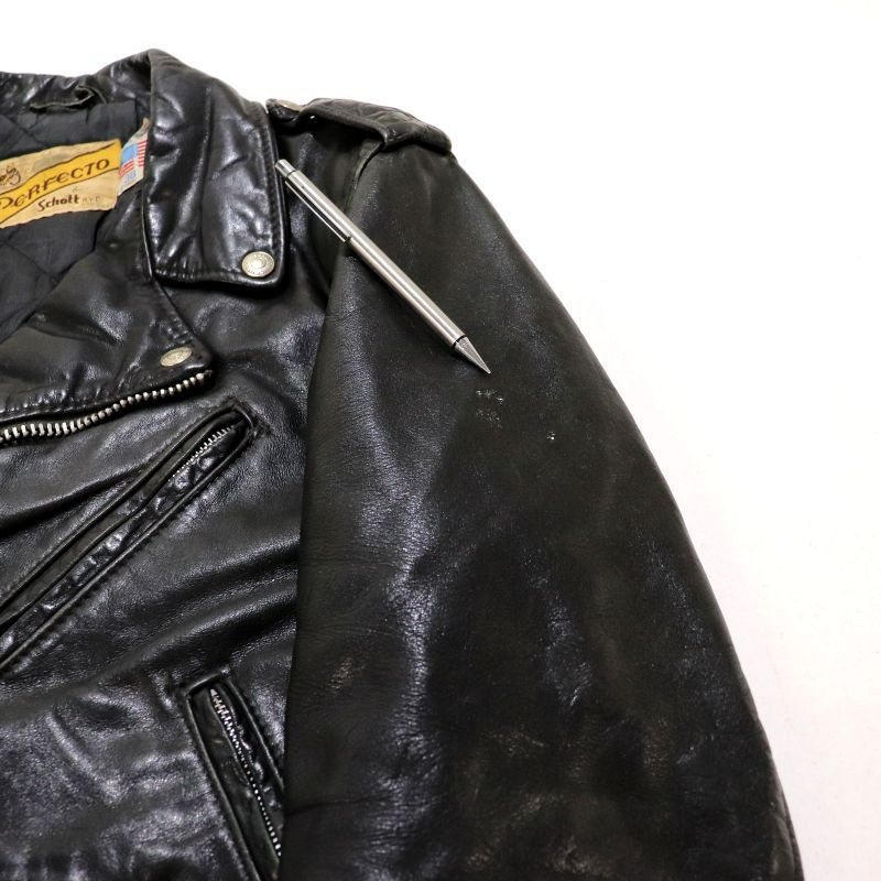 80s ヴィンテージSchott ダブルライダースジャケット38 本革 USA製 楽天市場】80s 90s USA製 □ Schott PERFECTO 本革 レザー