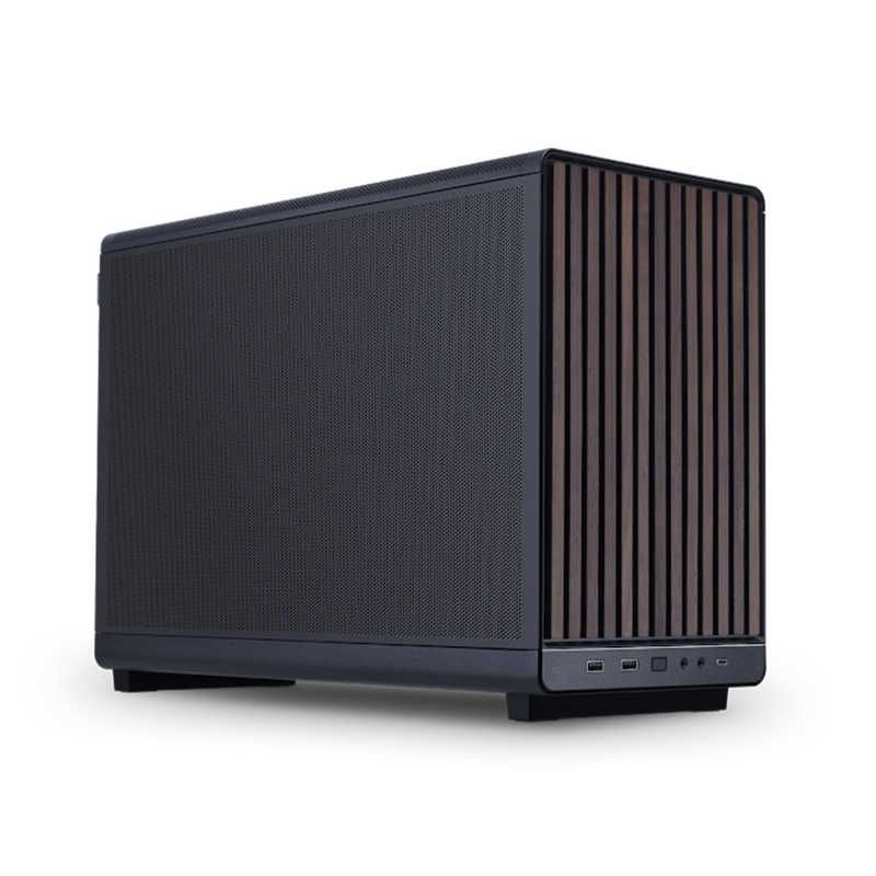 【新品 未使用 未開梱】LIANLI　PCケース ［Micro ATX /Mini-ITX］ ブラックウォールナット　A3-mATX-WD