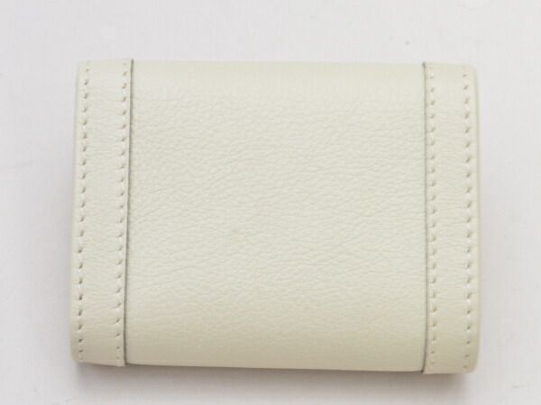 グッチ GUCCI バンブー 658636 レザー キーケース 6連 アイボリー