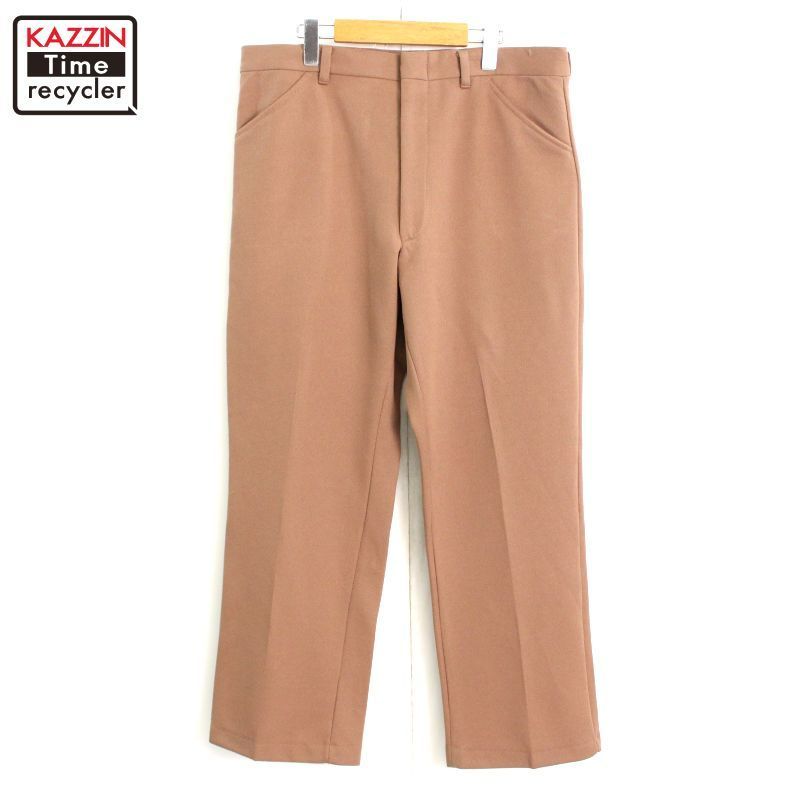 DEADSTOCK デッドストック 70s vintage HABAND スラックスパンツ メンズ XLサイズ相当 ビッグサイズ オーバーサイズ