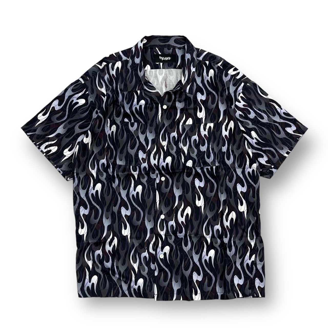 定価27500円 MASSES 22SS SHIRT S/S FIRE M - 買取MOTTOメルカリshops