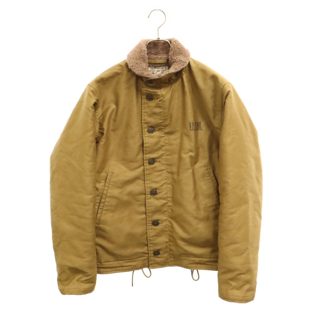 Buzz Rickson's (バズリクソンズ) Type N-1 NAVY DEPARTMENT DEMOTEX-ED ミリタリー デッキジャケット フライトジャケット カーキ BR15345