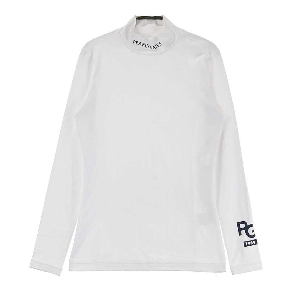 新品　パーリーゲイツ　ハイネックシャツ　長袖カットソー　インナー　ホワイト　0 Amazon.co.jp: [パーリーゲイツ] メンズ 長袖 ハイネックシャツ
