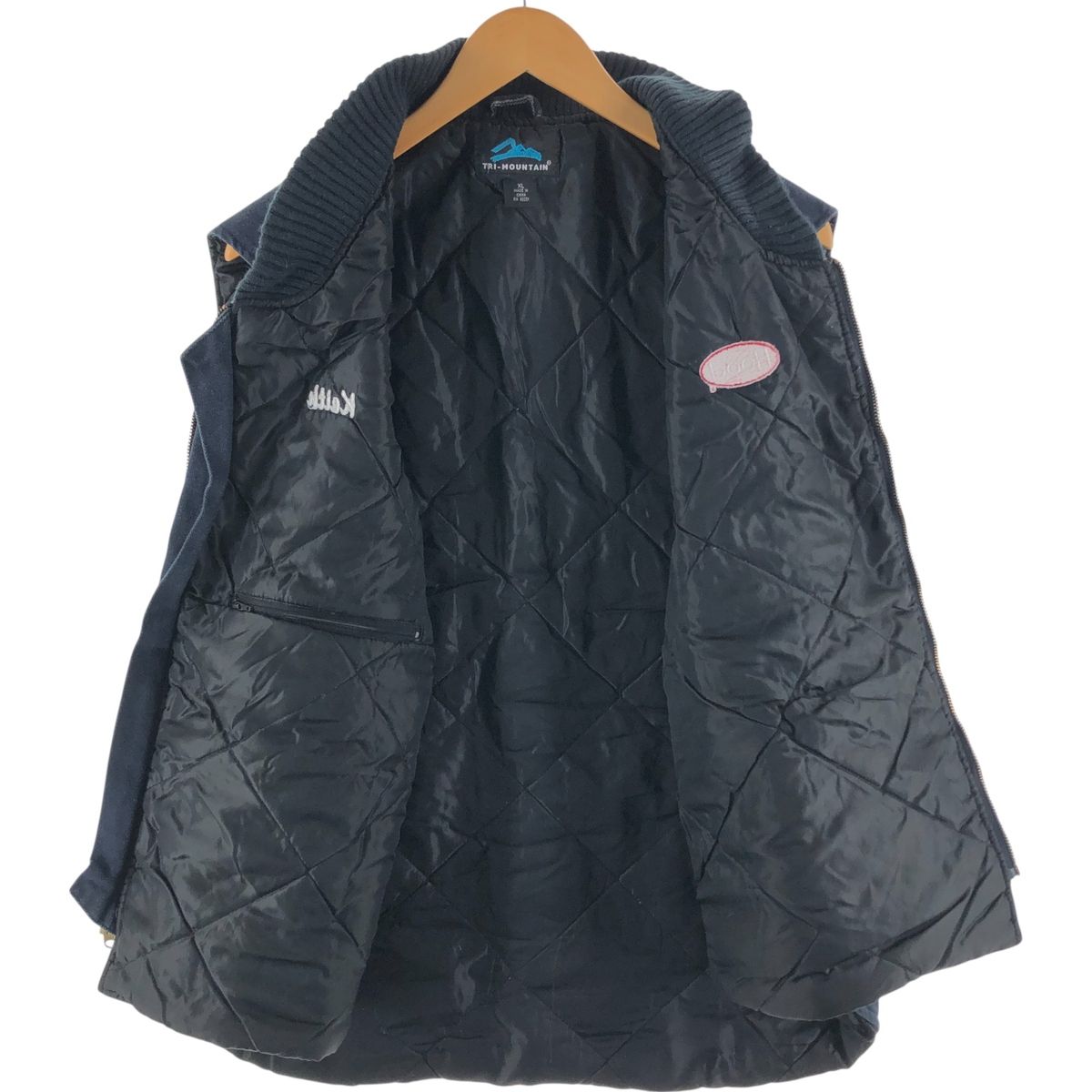 古着 TRI-MOUNTAIN 中綿入り ダックベスト メンズXL相当/eaa533965 