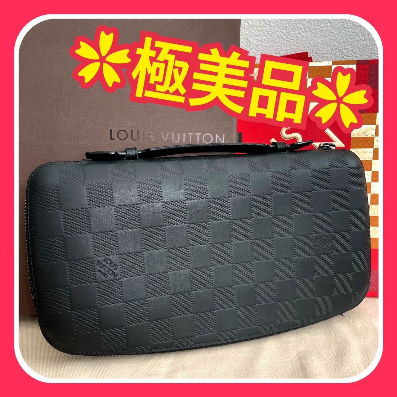 極美品】ルイヴィトン ダミエ アンフィニ ジッピー アトール 長財布 