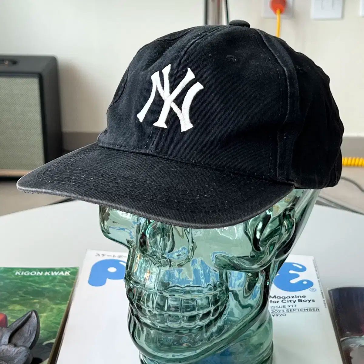 ヴィンテージ NEW YORK ヤンキース スナップバック ブラック