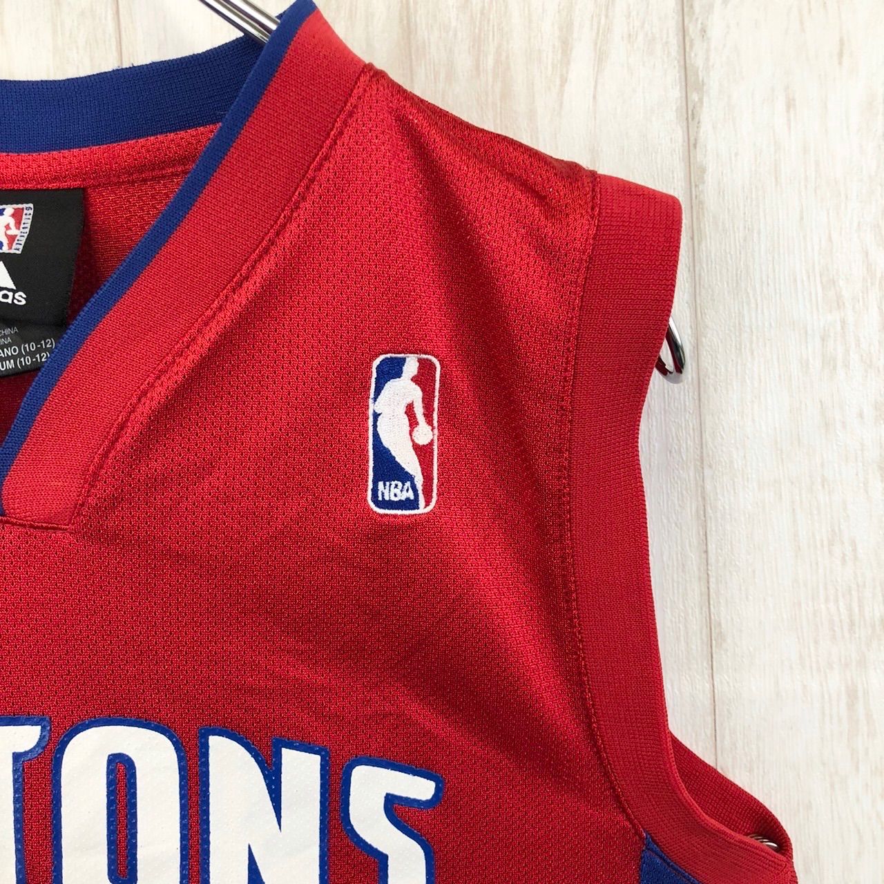adidas - NBA アディダス ピストンズ シューティングシャツ NBA ADIDAS アディダス ピストンズ シューティングシャツ