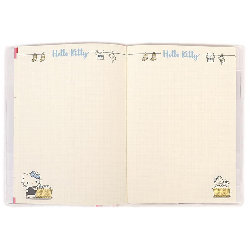 ハローキティ B6ダイアリー 横罫タイプ 手帳 日記 2025年 サンリオ