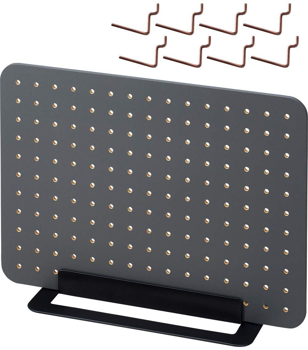 匿名○Jページ 在庫処分】有孔ボード 工具不要 卓上収納 PEGGY ボード 黒