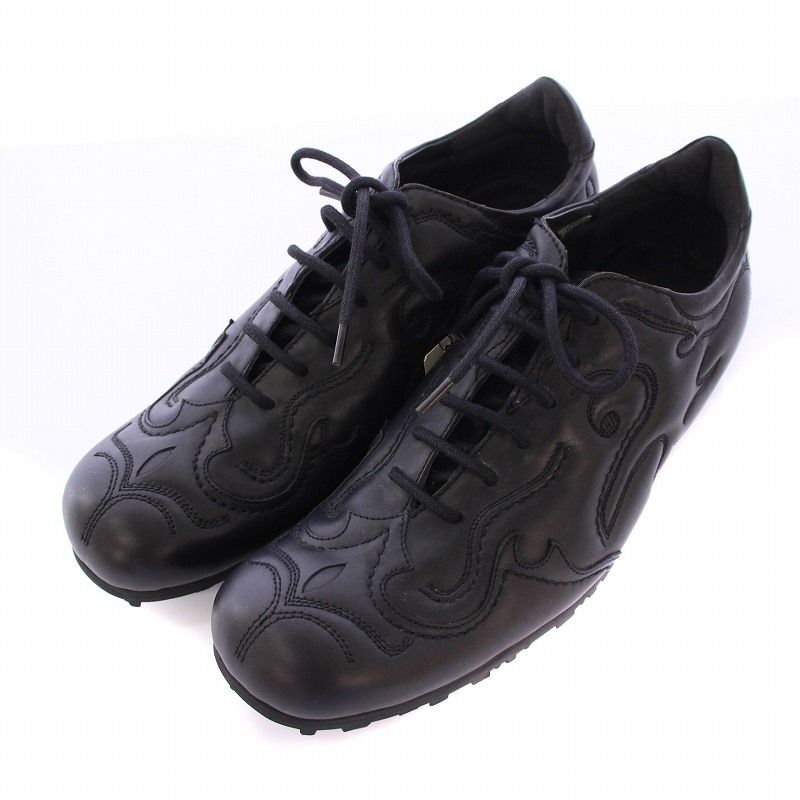 【JEAN PAUL GAULTIER】レザー ドレスシューズ ブラック 091fca841660a4223f63e0da4a3892