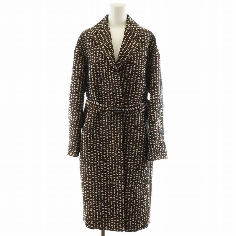 Sマックスマーラ 'S Max Mara チェスターコート ロング丈 総柄