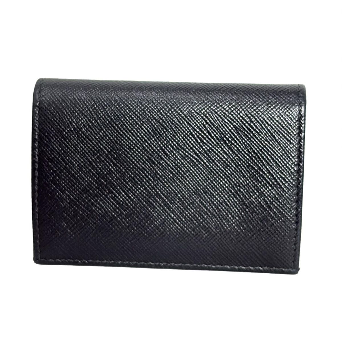 PRADA(プラダ) 名刺入れ - 1MC945 黒 レザー - メルカリ