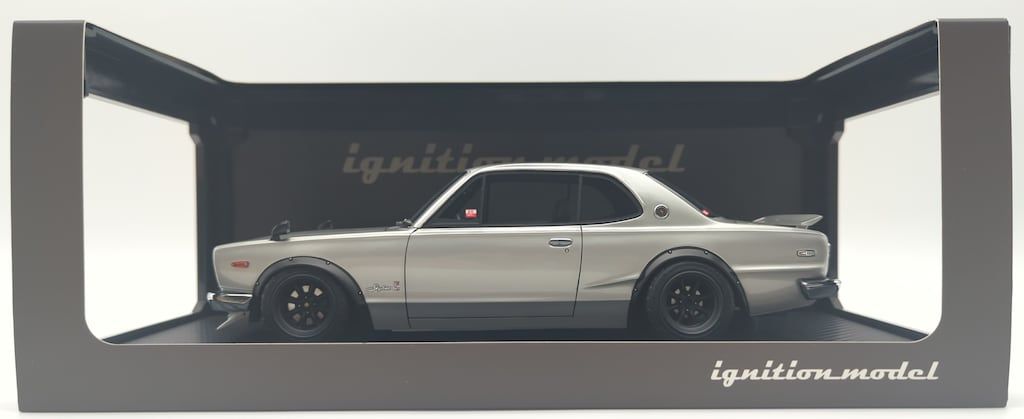 ignition model 1|18 Nissan Skyline 2000 GT-R KPGC10 Silver IG3613