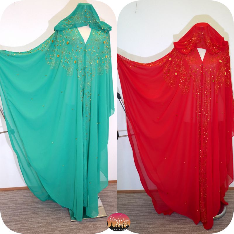 プリント柄フリルヒップスカーフ シースルー素材 イエローブラウン豹柄