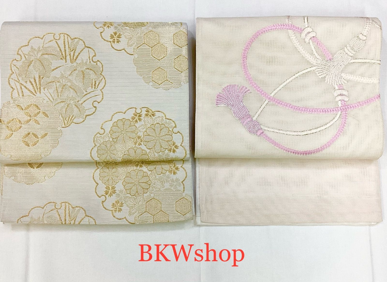 限定 used 高級 夏帯 袋帯 2枚まとめ売り 絽・紗 付下げ 訪問着 婚礼 
