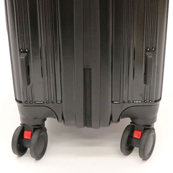 HIRO キャリーケース ブラック Lサイズ 約90L PC＋ABS樹脂製 TSAロック