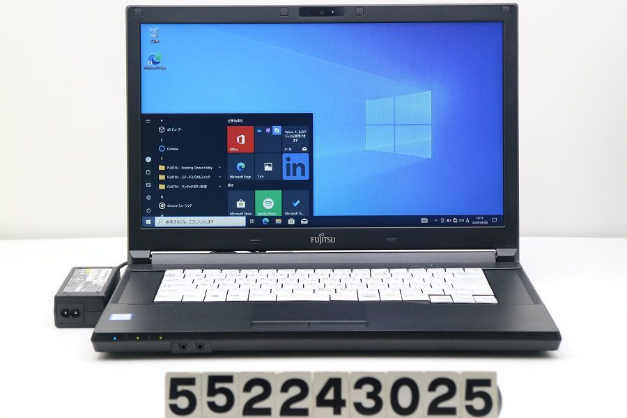 富士通 LIFEBOOK A577/T Core i3 7130U 2.7GHz/8GB/256GB(SSD)/15.6W/FWXGA(1366x768)/Win10 【552243025】