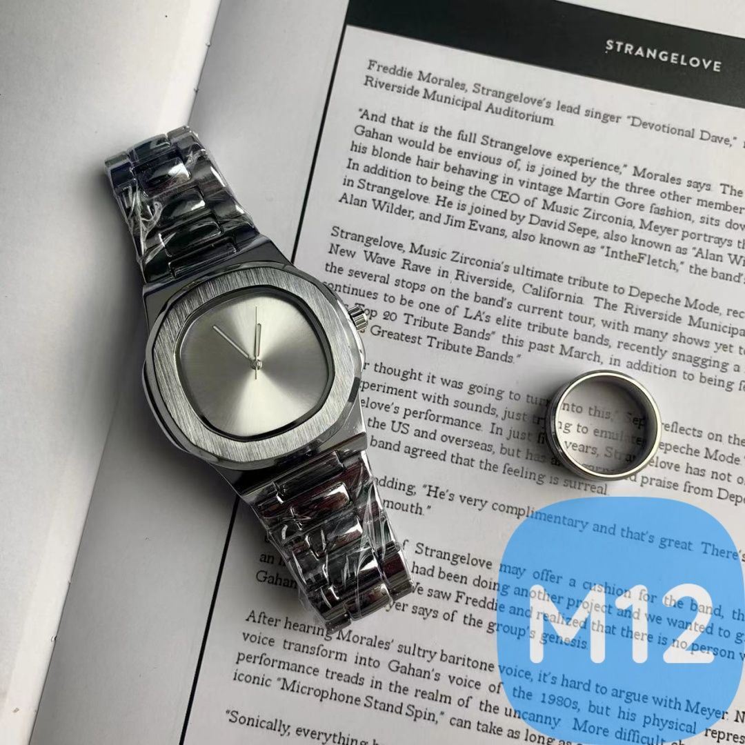 新品 Time less steel square watch Y2K archive 男女兼用