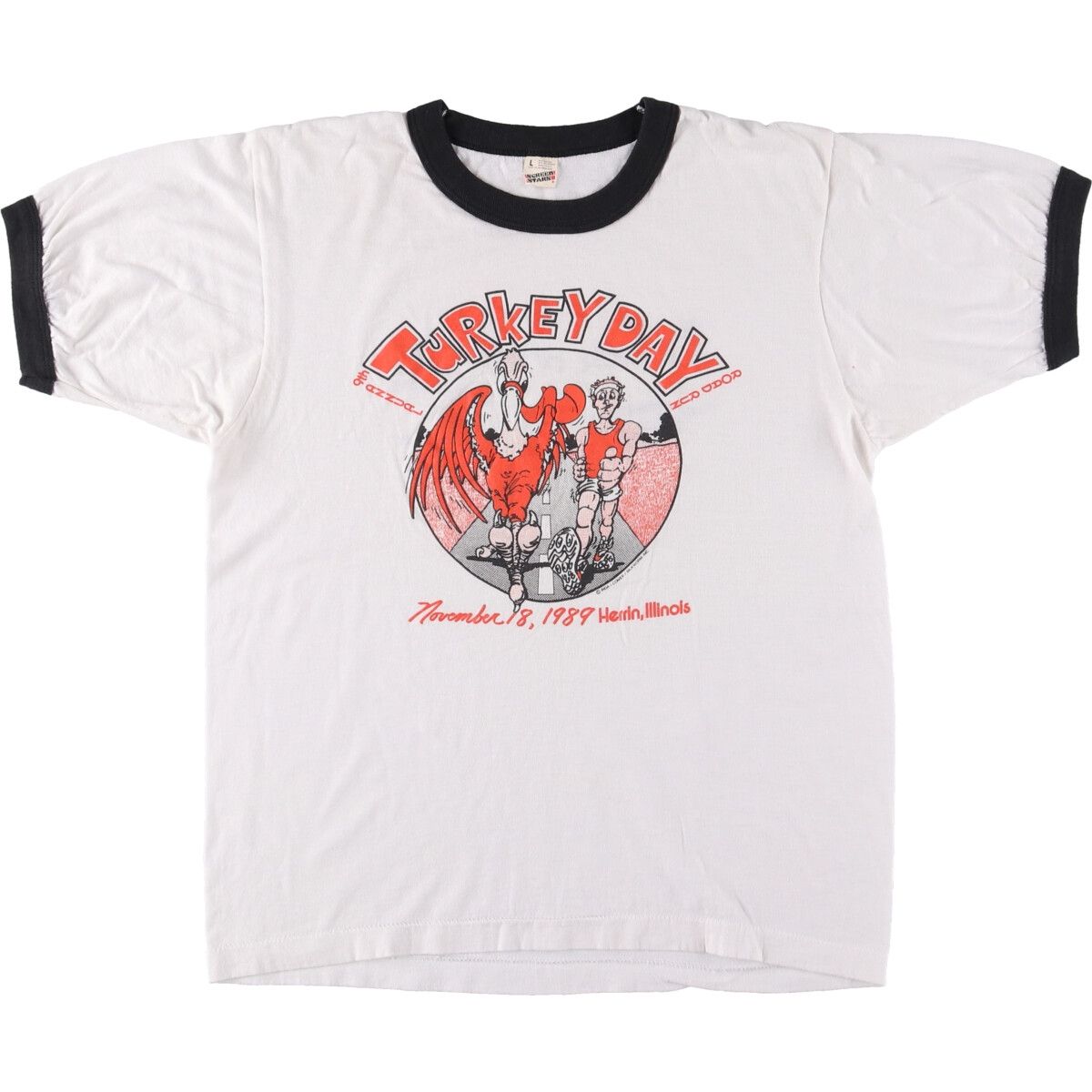 古着 80年代 スクリーンスターズ SCREEN STARS リンガーTシャツ USA製 レディースM相当 ヴィンテージ /eaa570725 古着 80年代 スクリーンスターズ SCREEN STARS リンガーTシャツ
