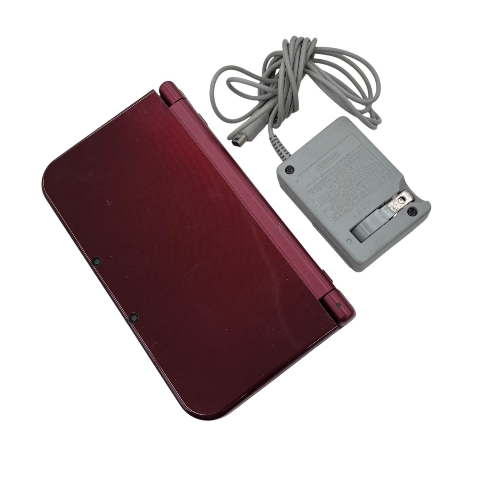 186000 現状品 任天堂 new 3DS LL メタリックレッド RED-001