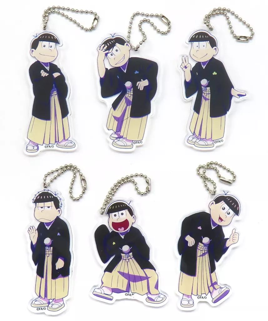 中古】キーホルダー [単品] 集合 アクリルチャーム6種セット 「Blu-ray