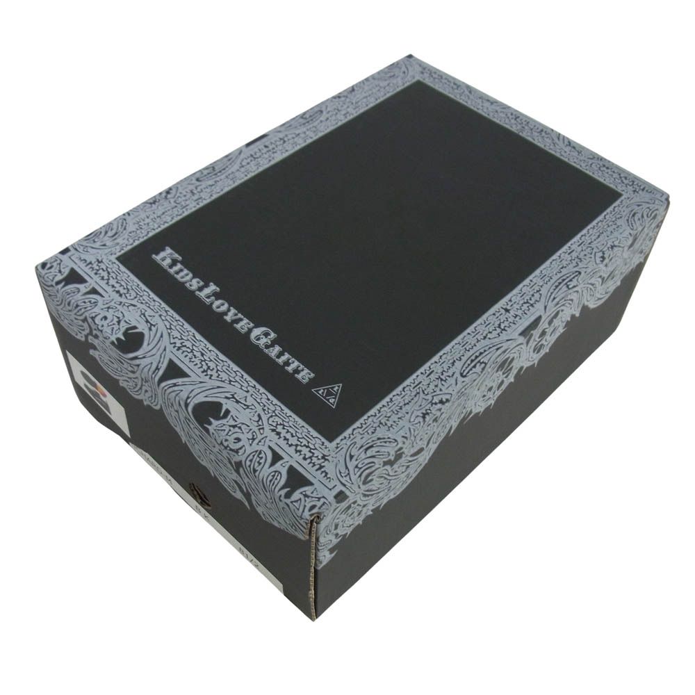 キッズラブゲイト KIDS LOVE GAITE RICHARD-M ダブルモンク ラバーソール レザー シューズ ブラック系 UK 8.5 27 cm