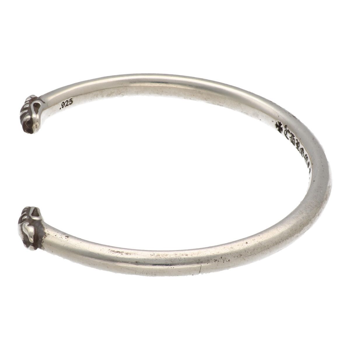中古】 CHROME HEARTS クロムハーツ ダブルドッグ バングル SV925