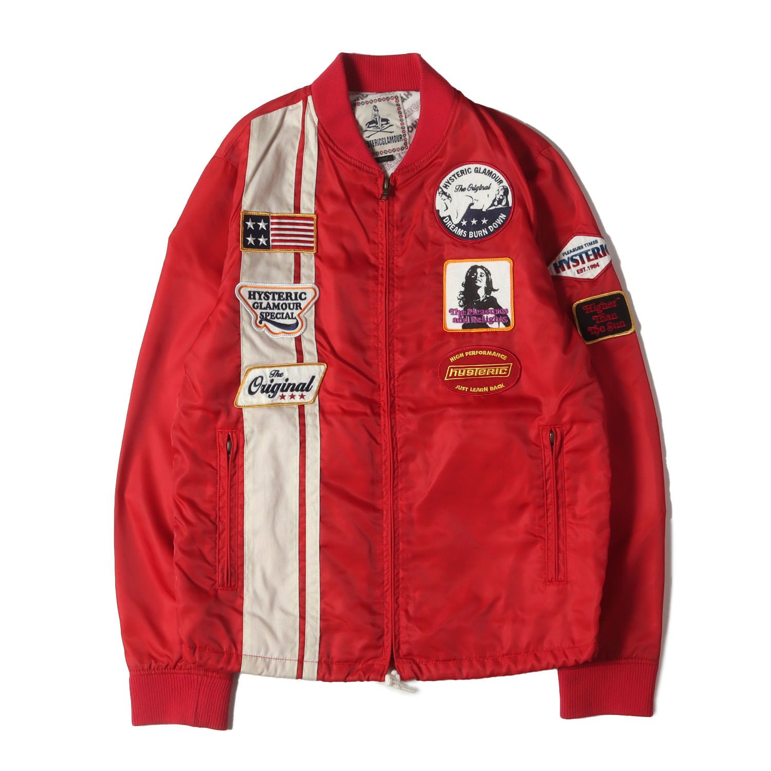 HYSTERIC GLAMOUR（ヒステリックグラマー）ブルゾン新品未使用 HYSTERIC GLAMOUR ヒステリック グラマー バイクガール ブルゾン