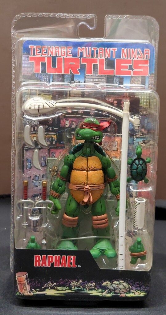 NECA ACTION FIGURE RAPHAEL | ブリスターパッケージ 7インチ