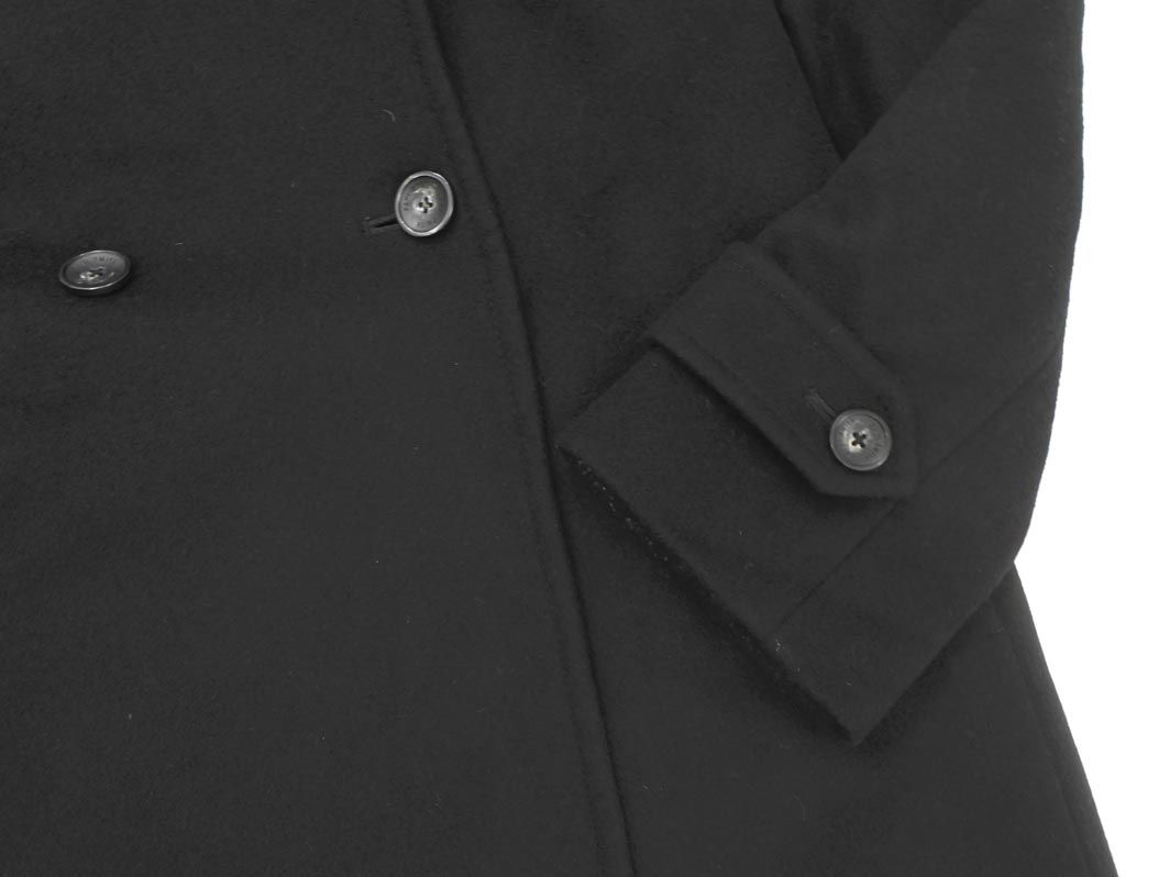 Paul Smith ポールスミス black ウール混 カシミヤ混 ロング