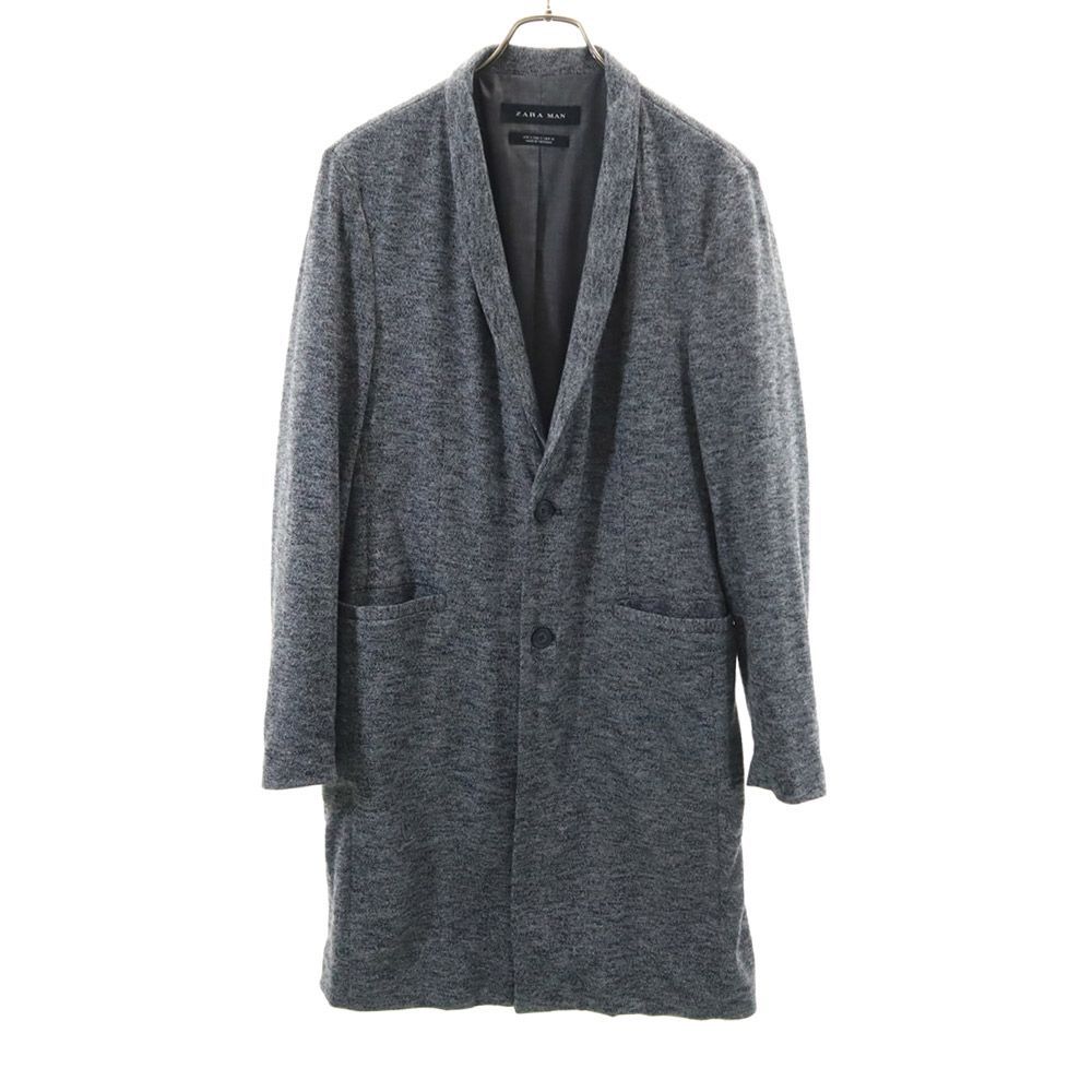 ザラ　チェスターコート Amazon.co.jp: ZARA ザラ テクスチャー織地コート メルトン