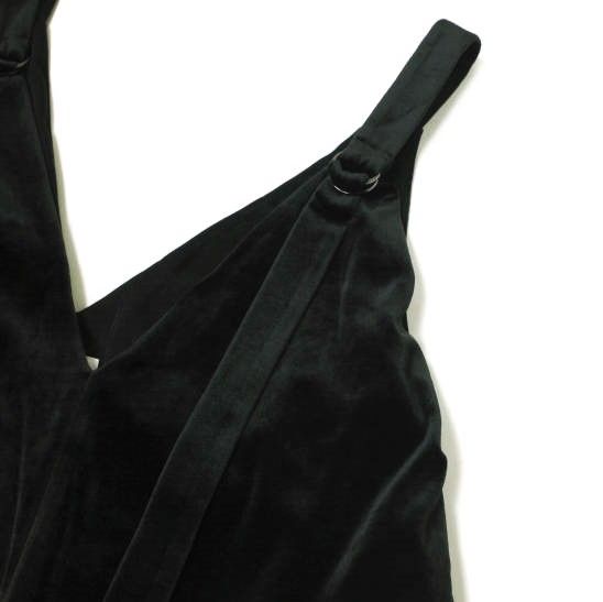 SACRA サクラ トリアセテートベロア サロペット オールインワン SACRA