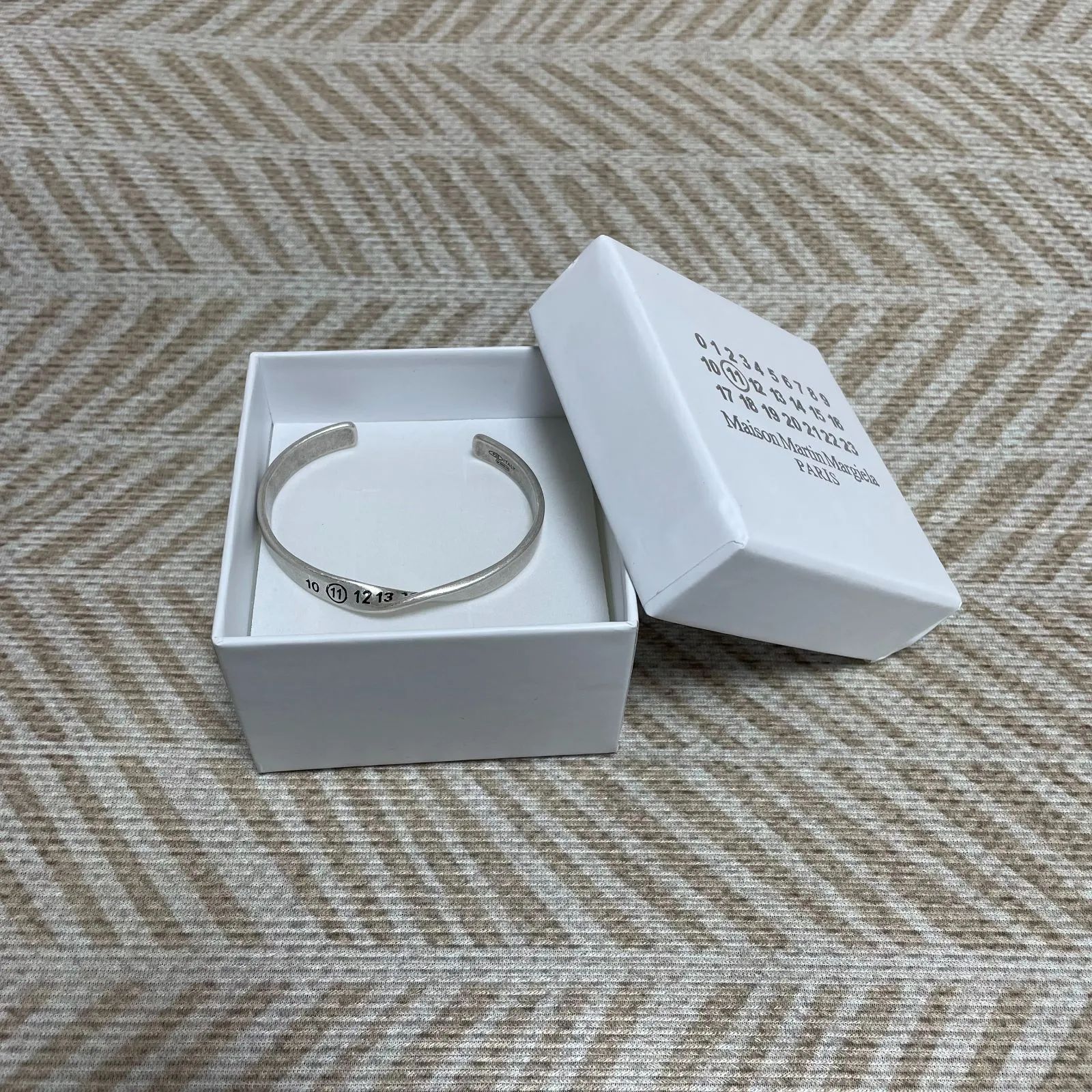 Maison Martin Margiela 11 シルバー ツイストバングル
