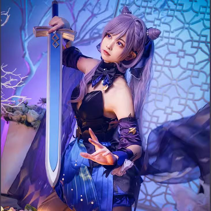 原神　刻晴　コスプレ　ウィッグ付き Amazon.co.jp: 原神 げんしん 刻晴(コクセイ) コスプレウィッグ